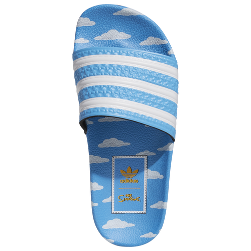 

adidas Originals adidas Originals Adilette x Simpsons - Boys' Grade School Blue/White Size 5.0