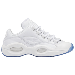 Boys' Grade School - Reebok Question Low - White Ice/White/White