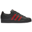 adidas Originals Superstar Casual Sneaker - Men's Black/Red