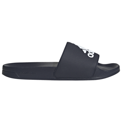 

adidas Mens adidas Adilette Shower Slide - Mens Shoes Ink/White/Ink Size 09.0