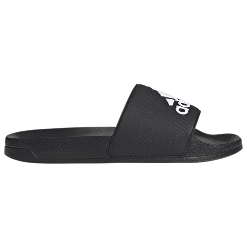 

adidas Mens adidas Adilette Shower Slide - Mens Shoes Black/White/Black Size 13.0