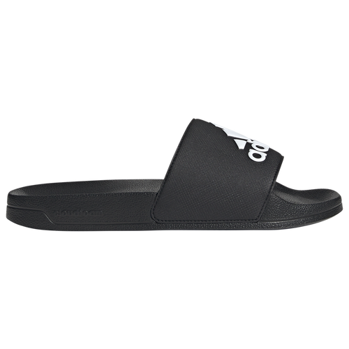 

adidas Mens adidas Adilette Shower Slide - Mens Shoes Black/Black/White Size 13.0