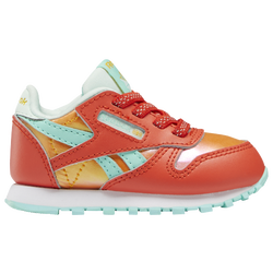 Girls' Toddler - Reebok CL Dazzle - Red/Blue/Multi