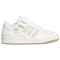 Boys' Grade School - adidas Forum Low - Tan/White