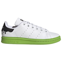 Boys' Grade School - adidas Originals Stan Smith - Core Black/Ftwr White/Semi Solar Green