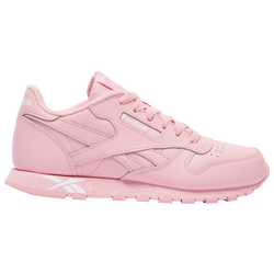Girls' Grade School - Reebok Classic Leather - Pink/White