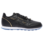 Reebok Classic Leather - Boys' Grade School Black/Gold/White