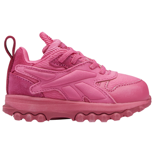 

Reebok Girls Reebok Classic Leather Cardi - Girls' Toddler Running Shoes Pink/Pink Size 04.0