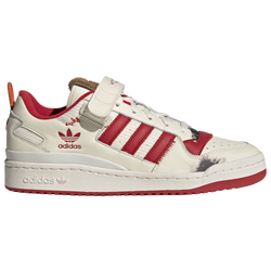 Boys' Grade School - adidas Originals Forum Low - White/Red