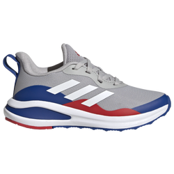 Boys' Grade School - adidas Fortarun - Grey/White/Royal