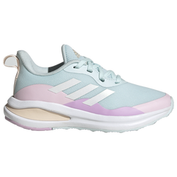 Girls' Grade School - adidas Fortarun - Almost Blue/White/Clear Pink