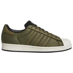Men's - adidas Superstar - Focus Olive/Black/Cloud