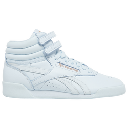 Girls' Grade School - Reebok Freestyle Hi - Blue/Blue