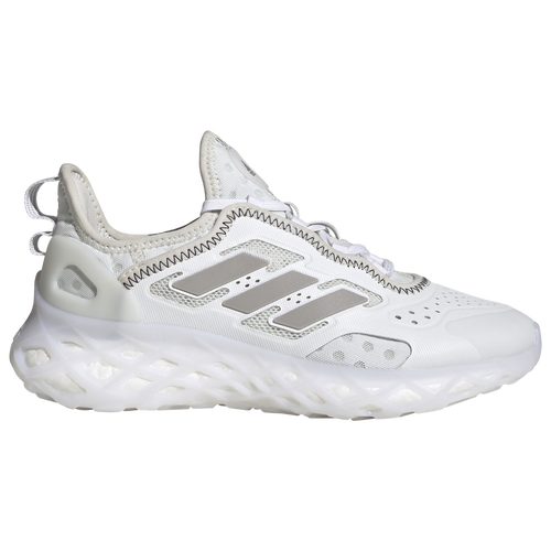 

adidas Boys adidas Web Boost - Boys' Grade School Running Shoes White/Grey/Crystal White Size 04.5
