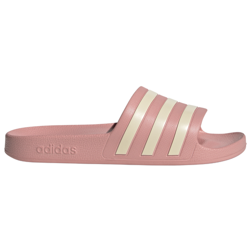 

adidas Womens adidas Adilette Aqua Slide - Womens Shoes Wonder White/Wonder Mauve Size 7.0