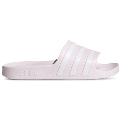 Women's - adidas Adilette Aqua Slide - Almost Pink/Almost Pink/Ftwr White