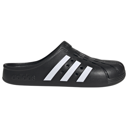 

adidas Womens adidas Adilette Clog - Womens Shoes Black/White Size 11.0