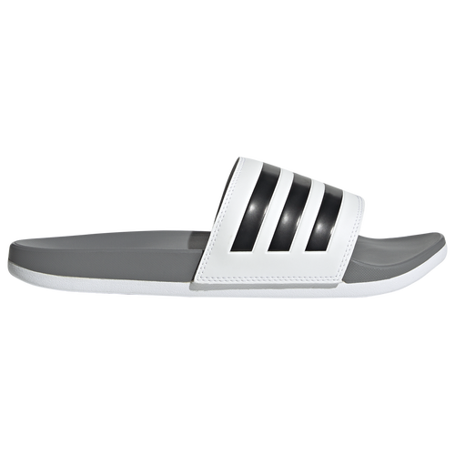 

adidas Mens adidas Adilette Comfort - Mens Shoes Ftwr White/Core Black/Grey Size 10.0