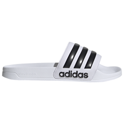 Men's - adidas Adilette Shower Slide - White/Black