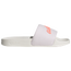 adidas Originals Adilette Retro Shower Slide - Women's White/White/Pink