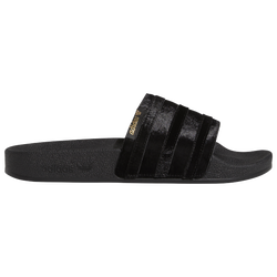Women's - adidas AdiIette Slides - Black/Gold