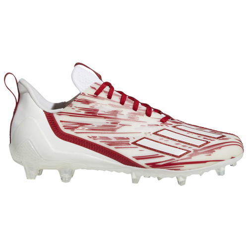 

adidas Mens adidas Adizero - Mens Football Shoes White/Red Size 09.5