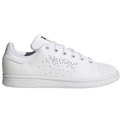 

adidas Originals Girls adidas Originals Stan Smith - Girls' Grade School Shoes White/Crystals Size 05.5