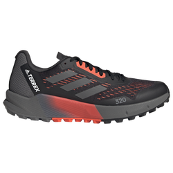 Men's - adidas Agravic Flow Running Shoes - Black/Grey/Red