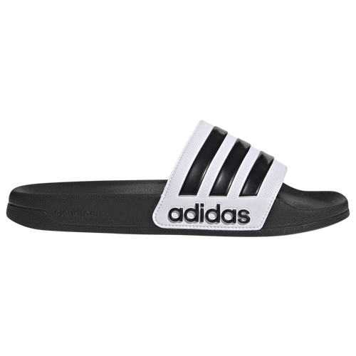 Adidas Originals Adidas Men's Essentials Adilette Comfort Slide Sandals In Ftwr White/core Black/core Black