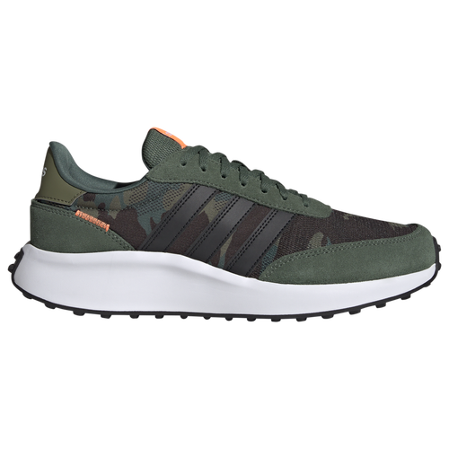 

adidas Mens adidas Run 70s Lifestyle Running Shoes - Mens Green Oxide/Core Black/Screaming Orange Size 12.0