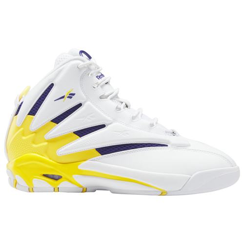 

Reebok Mens Reebok The Blast - Mens Shoes Ftwr White/Always Yellow/Bold Purple Size 09.5