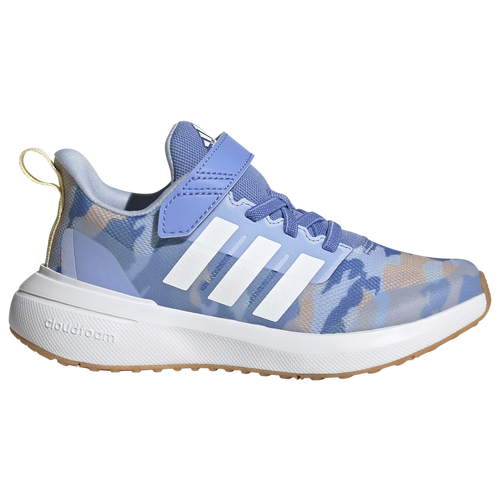 

adidas Boys adidas Fortarun Elastic Lace - Boys' Preschool Shoes Blue Fusion/Ftwr White/Almost Yellow Size 02.5