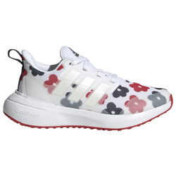 Girls' Preschool - adidas FortaRun 2.0 CloudFoam Elastic Laced - Zero Metallic/Better Scarlet/Ftwr White