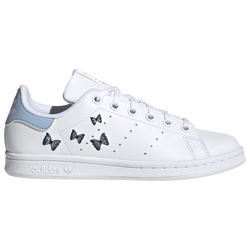 Girls' Grade School - adidas Originals Stan Smith - White/White/Blue