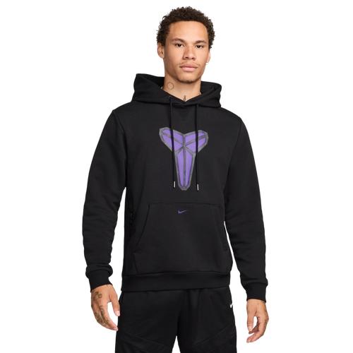 

Nike Mens Nike Kobe Dri-FIT STD ISS Pullover Hoodie - Mens Black/Concord Size M