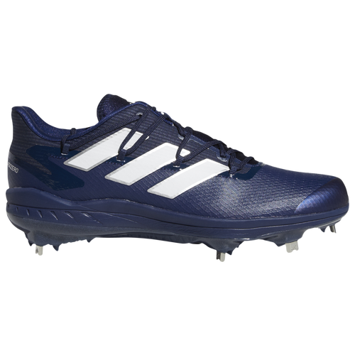 

adidas Mens adidas Adizero Afterburner 8 - Mens Baseball Shoes White/Navy Size 10.0