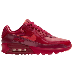 Boys' Grade School - Nike Air Max 90 - Red/Red/Red
