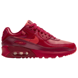 Boys' Grade School - Nike Air Max 90  - Red/Red/Red