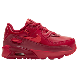 Girls' Infant - Nike Air Max 90 - Red/Red/Red