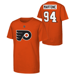 Boys' Grade School - Outerstuff Flyers Name and Number T-Shirt - Orange