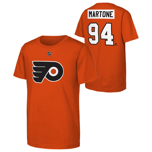 Outerstuff Boys Porter Martone Flyers Name and Number T-Shirt - Boys' Grade School - Orange