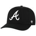 47 Brand Braves Hitch Cap - 47 Brand Black/White