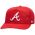 47 Brand Braves Hitch Cap - Adult White/Red