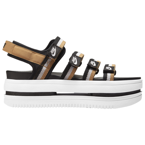 

Nike Womens Nike Icon Classic Sandals - Womens Shoes Black/Gold Size 09.0