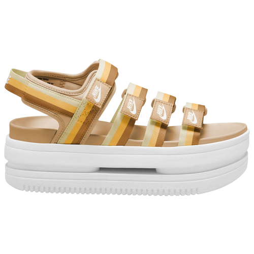 

Nike Womens Nike Icon Classic Sandals - Womens Shoes Seasame/White Size 07.0