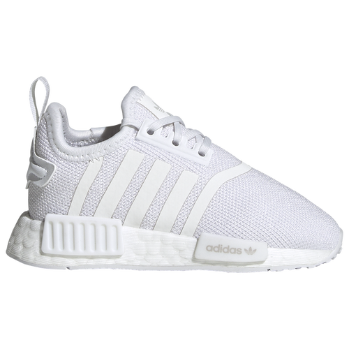 

adidas Originals NMD R1 Casual Sneakers - Boys' Toddler White/White Size 4.0
