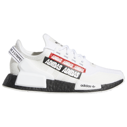 Boys' Grade School - adidas Originals NMD R1 V2 - White/Black/Red