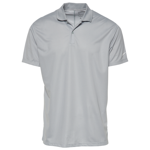 

Nike Mens Nike Victory Solid OLC Golf Polo - Mens Light Smoke Grey/White Size M