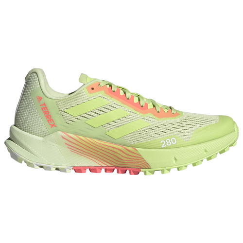 Adidas Originals Womens Adidas Terrex Agravic Flow 2.0 Trail In White/linen Green/gum