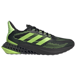 Girls' Grade School - adidas 4D Kick - Deep Black/Signal Green/Carbon